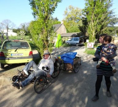 La chapelle sur Erdre-44-2014-Damien et audrey-Mickael Verger-Vélo couché en bambou