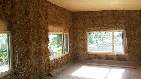 Lannion-22-juillet 2016-Nathalie et Gilles-Mickael Verger-Maison paille-mur en paille