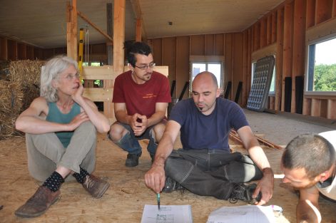 Lannion-22-juin 2016-Nathalie et Gilles-Mickael Verger-Maison paille-theorie sur la paille