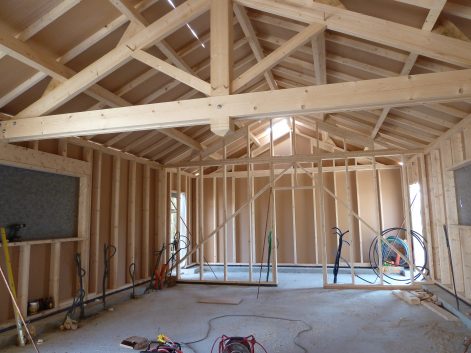 2011 – Fresnay en Retz (44) – Chantal et Jean-Michel – Christelle – Rénovation – ITI – murs paille et corps d’enduit 3