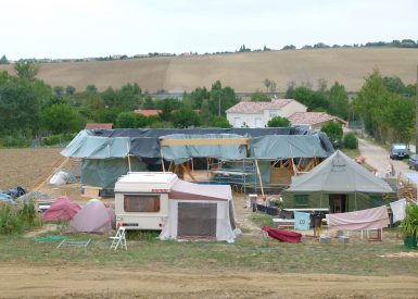 2011 – Lauzerville (31) – Natacha et Olivier – Christelle – Ossature + paille + corps d’enduit 7