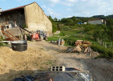 2011 – St Pierre-le-Vieux (71) – Jean-Claude – Christelle – corps d’enduit 3