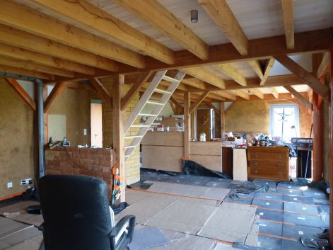 2012 – St Prouant (85) – Chantal – Christelle – Enduits finition intérieur 2