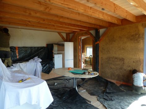 2012 – St Prouant (85) – Chantal – Christelle – Enduits finition intérieur 3