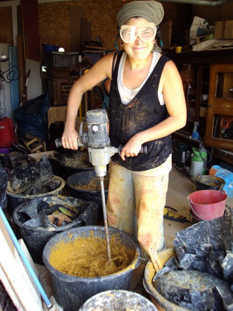 2012 – St Prouant (85) – Chantal – Christelle – Enduits finition intérieur 7