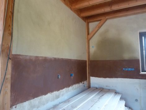 2013 – Camarès (12) – Séverine et Christophe – Christelle – Finitions terre intérieur + décos + échantillons 17