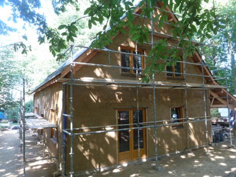 Elven (56) – 2016 (Août) – Anna et Guillaume – Christelle – corps d’enduit intérieur et extérieur 97