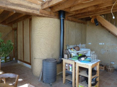 La Bazouge du Désert (35) – 2016 (Mars) – Marie et Hervé – Christelle – Enduits de finition intérieur1