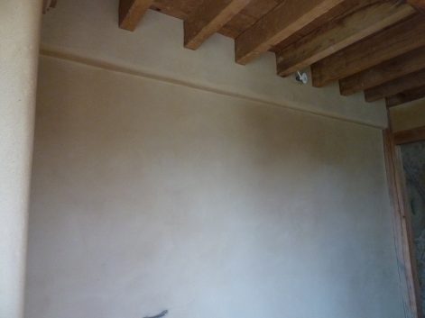 La Bazouge du Désert (35) – 2016 (Mars) – Marie et Hervé – Christelle – Enduits de finition intérieur6