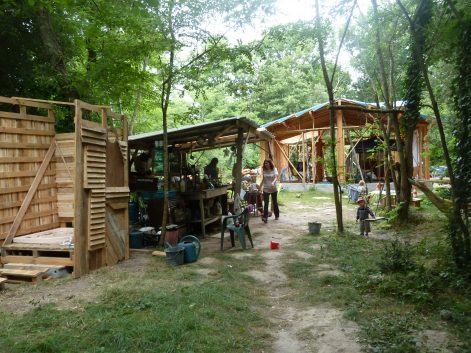 2017 – Dolus ) d’Oléron (17) – Morgane et Seb – Christelle – finitions intérieur terre 1
