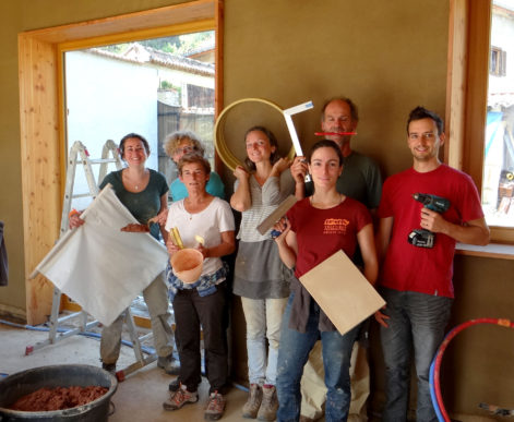 2017 – Sail sous Couzan (42) – Claude et Catherine – Stéphanie – Enduits de finition – 10