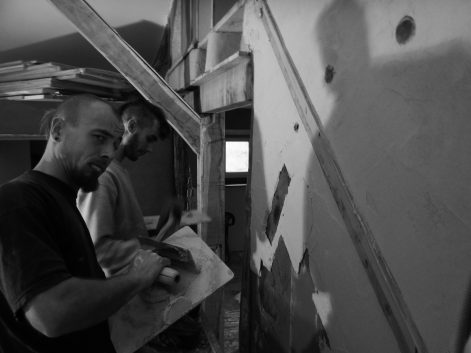 Dolus d’Oléron (17)- 2017 (Septembre) – Morgane et Seb – Christelle – enduits de finition intérieurs 12
