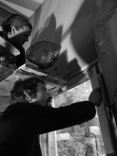 Dolus d’Oléron (17)- 2017 (Septembre) – Morgane et Seb – Christelle – enduits de finition intérieurs 15