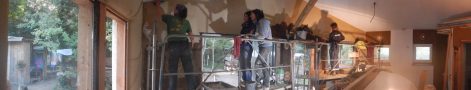 Dolus d’Oléron (17)- 2017 (Septembre) – Morgane et Seb – Christelle – enduits de finition intérieurs 16