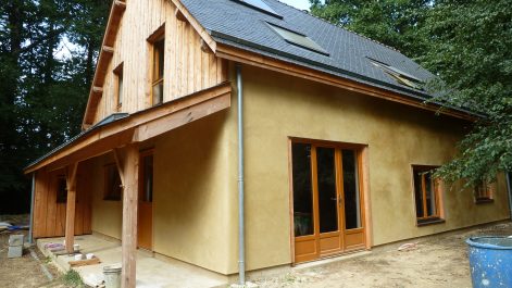 Elven (56)- 2017 (Août) – Anna et Guillaume – Christelle – enduits de finition intérieurs 20