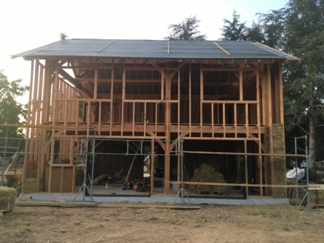 Maison en paille sans chauffage