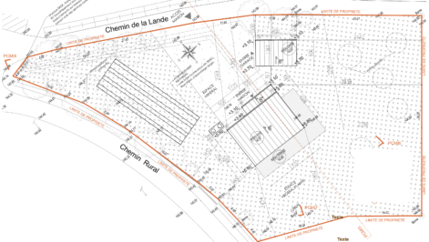 Plan de situation maison paille