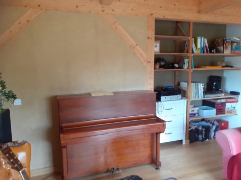 Enduits de finitions terre- Saint Aignan – Bretagne – 8