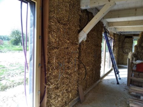 mur en paille