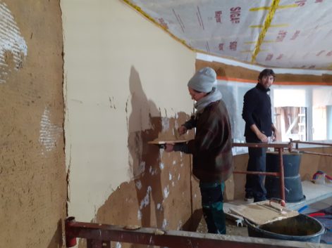 enduit de finition terre claire