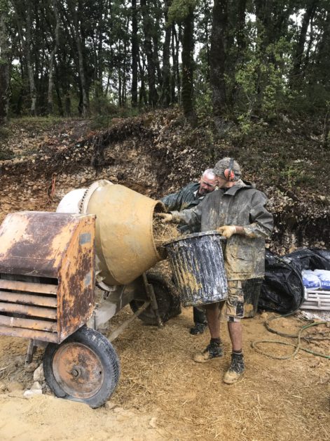 Le Vigan (46) – 2019 – Anne-Claire et Patrick – Christelle – paille et corps d&rsquo;enduit – 01