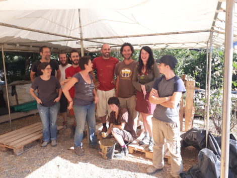 équipe chantier participatif